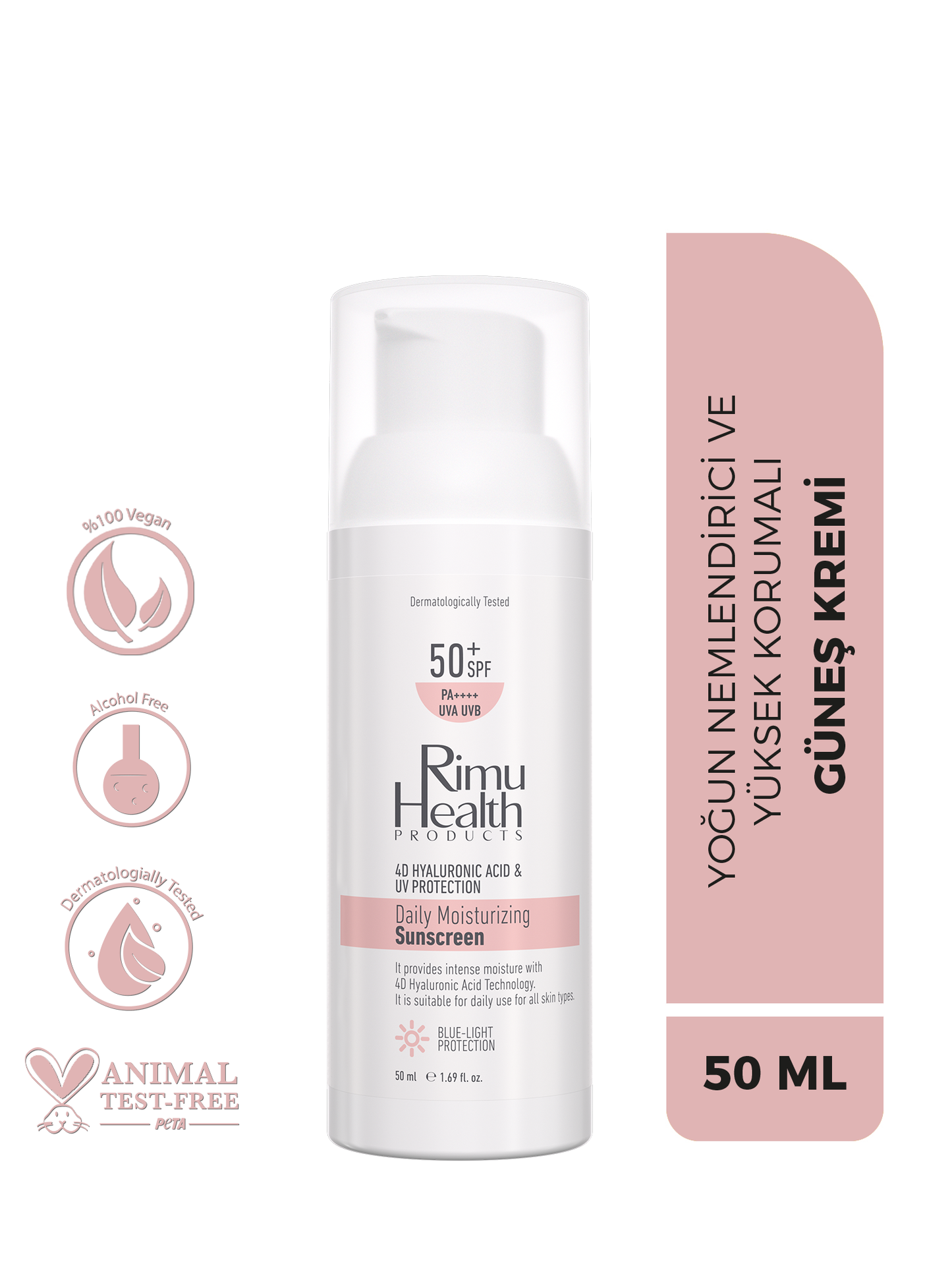 Tüm Cilt Tiplerine Uygun Yoğun Nemlendiricili Günlük Güneş Kremi 50 ml