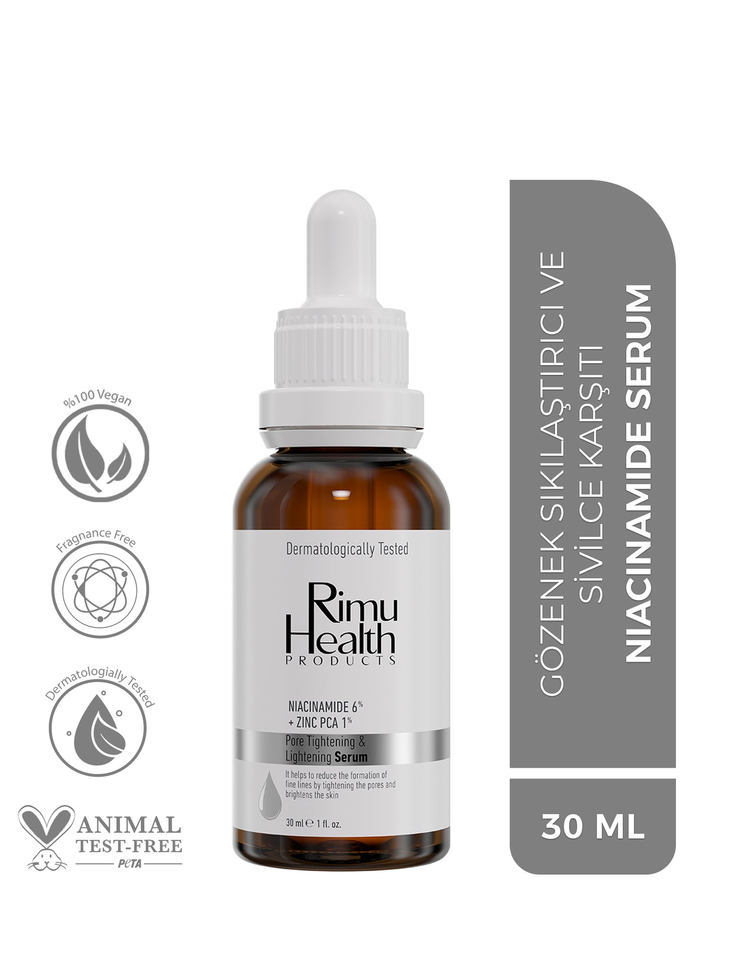 Gözenek Sıkılaştırıcı Siyah Nokta ve Sivilce Karşıtı Serum 30 ml