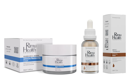 Cilt Tonu Eşitleyici Aydınlatıcı Nemlendirici Krem Ve Lekeli Ciltler Için Cilt Serumu (ARBUTİN)